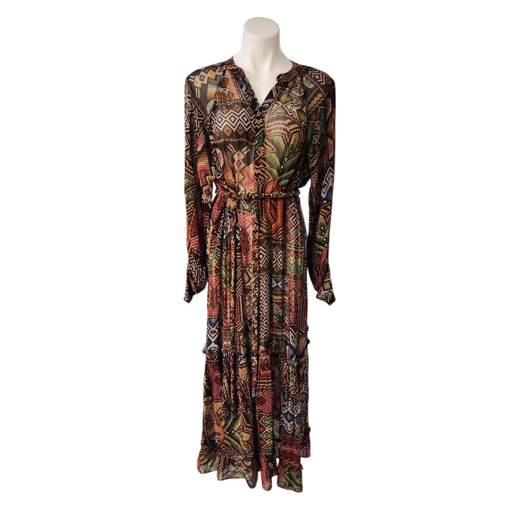 Farm Rio Rauti Tiered Maxi Dress - Picture 2 of 5